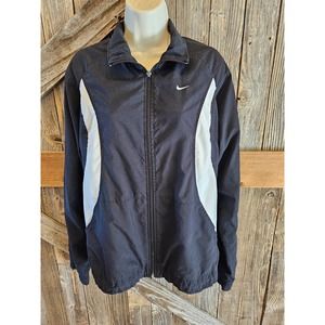 Vintage Nike XL (16/18) jacket chest 44" unisex full zip lw/ pockets ^